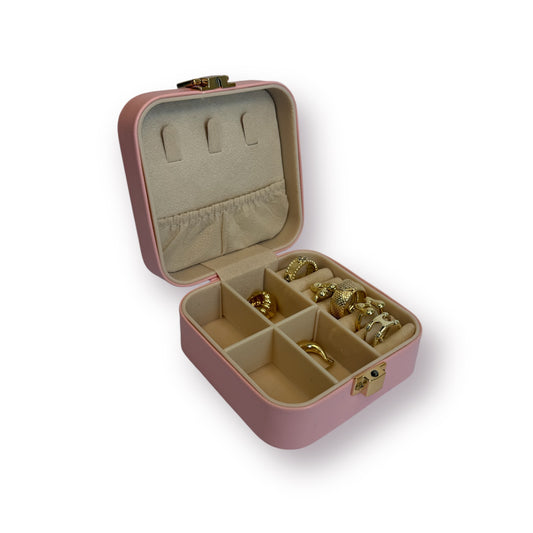 Pink jewelry box