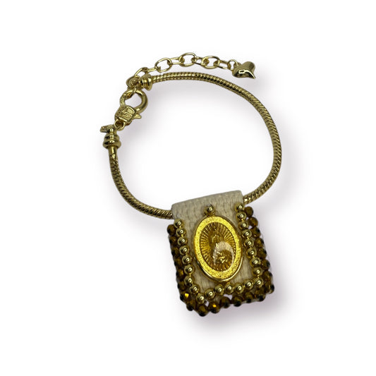 Scapular gold bracelet